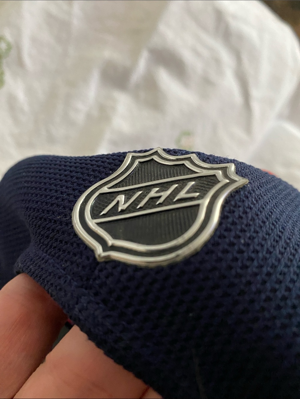 Montreal Canadiens 100 years Navy Blue Hockey Cap - CANADIENS Embroidered Logo - Picture 7 of 10